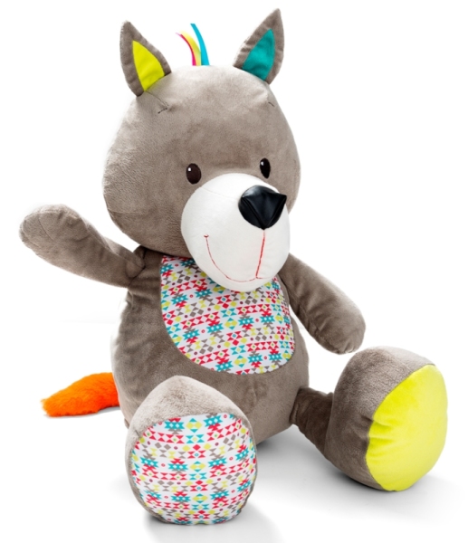 Minimi Peluche Câline Loup Léon - 65 cm